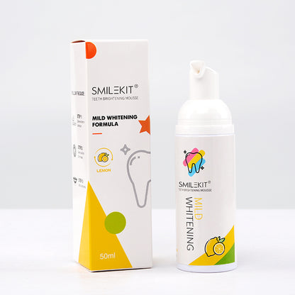 Diş beyazlatma çilek/limon/nane diş macunu şeffaf köpük 50ml diş beyazlatma köpük